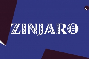 Zinjaro Font Font Download