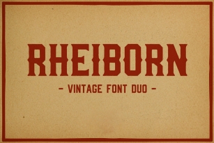 Rheiborn Duo Font Download
