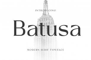 Batusa Font Font Download