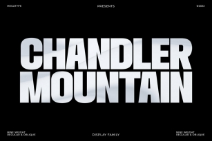 Chandler Mountain Font Font Download