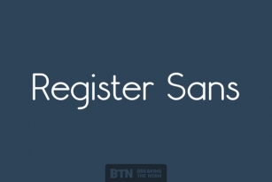 Register Sans Font Font Download