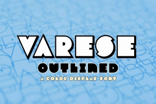 Varese Outlined Font Font Download