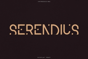 Serendius Font Font Download