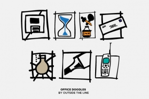 Office Doodles Font Font Download