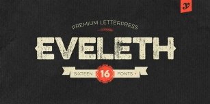 Eveleth Font: The Alchemy of Vintage Print in Digital Form Font Download