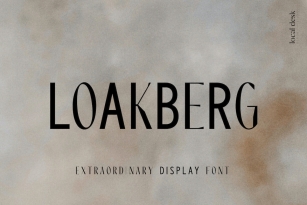 Loakberg Font Font Download