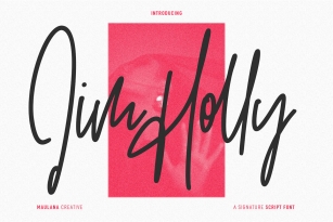 Jim Holly Font Font Download