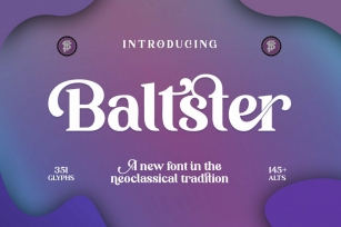 Baltster Font Font Download
