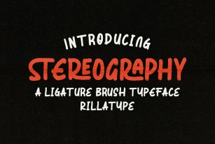 Stereography Font Font Download