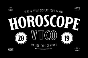 VTC Horoscope Font Font Download