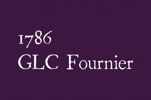 1786 GLC Fournier Font Font Download