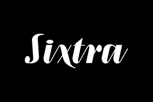 Sixtra Font Font Download