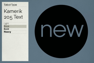 Kamerik 205 Text Font Font Download