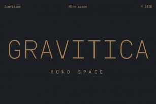 Gravitica Mono Font Font Download