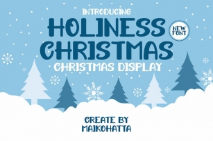 Holiness Christmas- Christmas Display Font Font Download