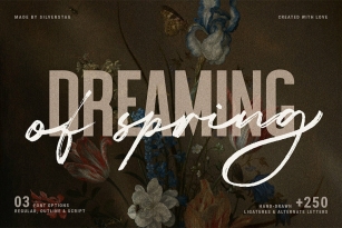 Dreaming Of Spring Font Font Download