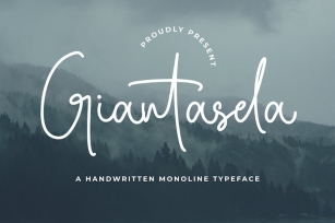 Giantasela - Monoline Font Font Download