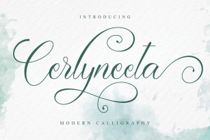 Cerlyneeta Calligraphy Font Font Download