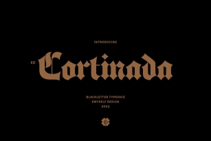 ED Cortinada Font Font Download