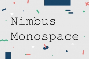 Nimbus Monospace Font Font Download
