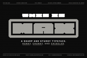 MAX Font Font Download