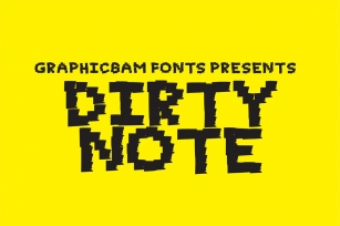 Dirty Note Font Font Download