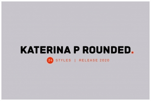 Katerina P Rounded Font Font Download