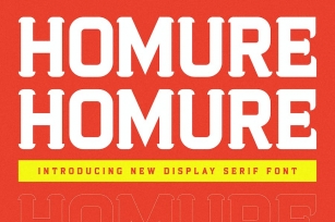 Homure New Display Sans- Serif Font Font Download