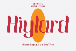 Hiylard Font Font Download