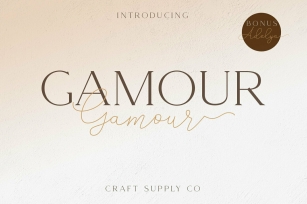 Gamour Font Font Download