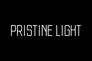 Pristine Light Font Font Download