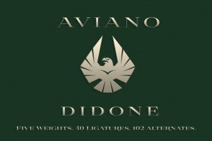 Aviano Didone Font Font Download