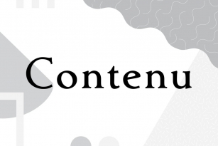 Contenu Font Font Download