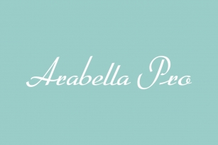 Arabella Pro Font Font Download
