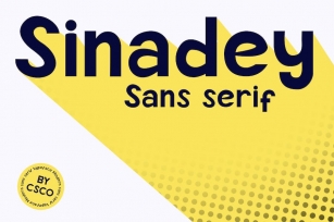 Sinadey â€“ Cute Sans Serif Font Download
