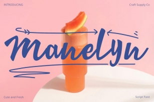 Manelyn â€“ Cute Script Font Font Download