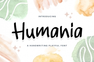 Humania - Handwriting Playful Font Font Download