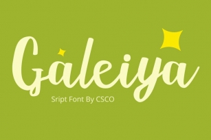 Galeiya â€“ Cute Script Font Font Download