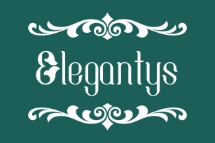 Elegantys Font Font Download