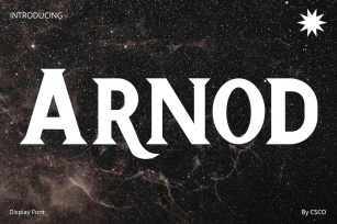 Arnod â€“ Serif Typeface Font Download