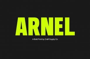 Arnel â€“ Bold Sans Serif Font Download