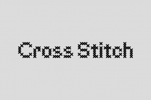 Cross Stitch Font Font Download