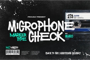 Microphone Check Font Font Download