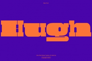 Hugh Ultra Wide Font Font Download