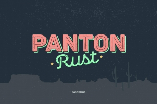 Panton Rust Font Font Download