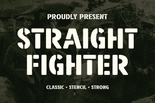 Straight Fighter Font Font Download