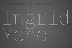 Ingrid Mono Font Font Download