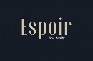 Espoir Font Font Download