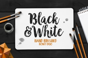 Black And White Font Font Download