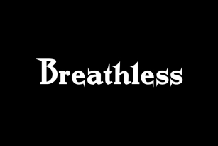 Breathless Font Font Download